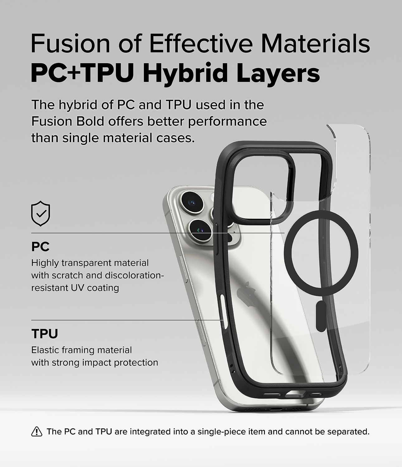 Fusion Bold Magnetic MagSafe Case iPhone 16 Pro Max Black