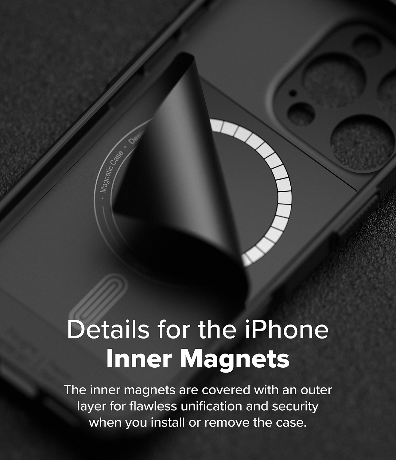 Rugged Gear Magnetic Case iPhone 16 Pro Max Black