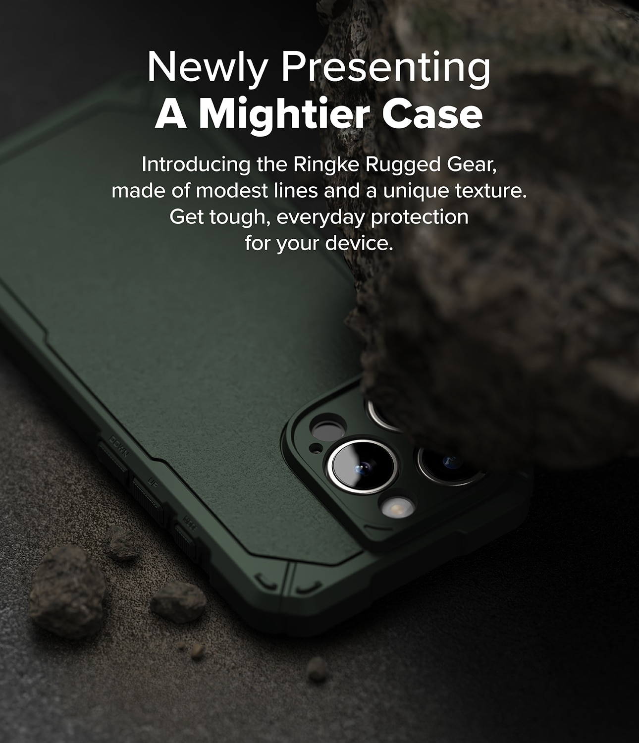 Rugged Gear Magnetic Case iPhone 16 Pro Max Dark Green