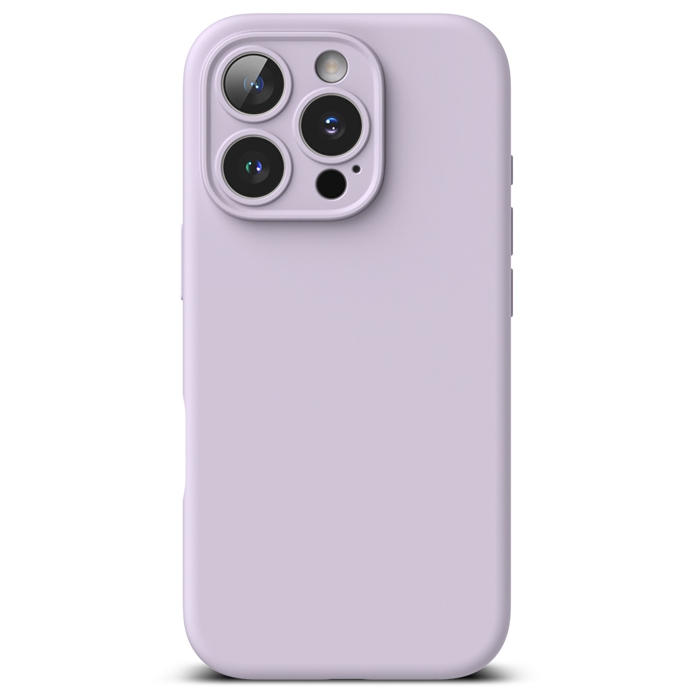 Silicone Magnetic Case iPhone 16 Pro Max Light Purple