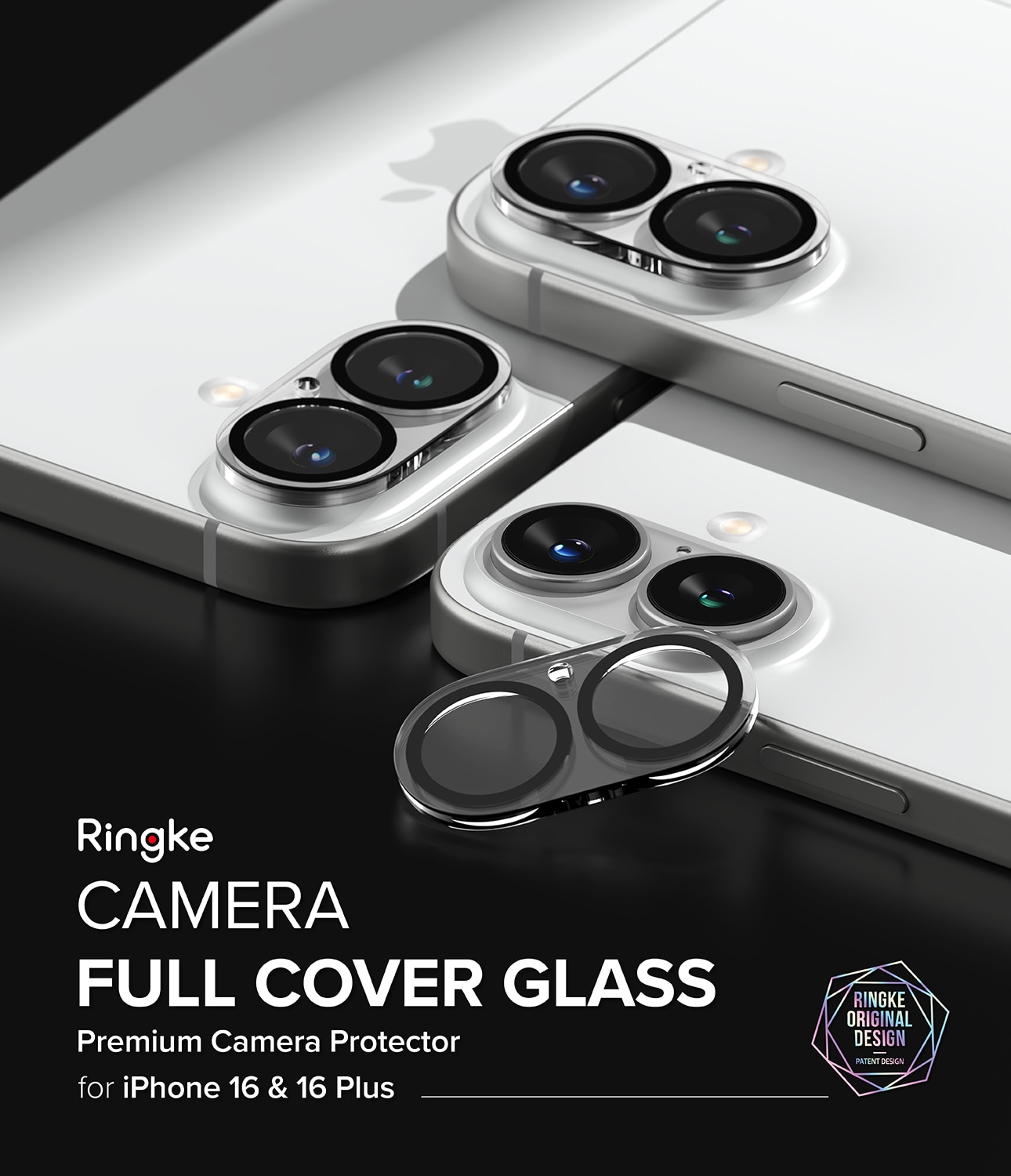 Camera Protector Glass iPhone 16 (2-pack)