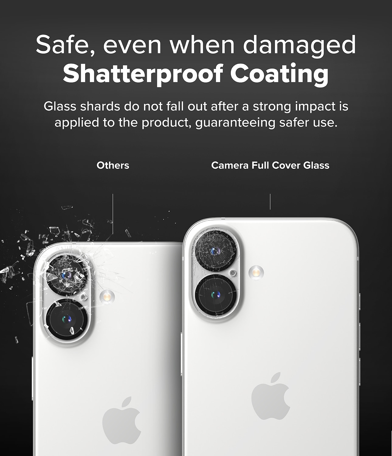 Camera Protector Glass iPhone 16 Plus (2-pack)