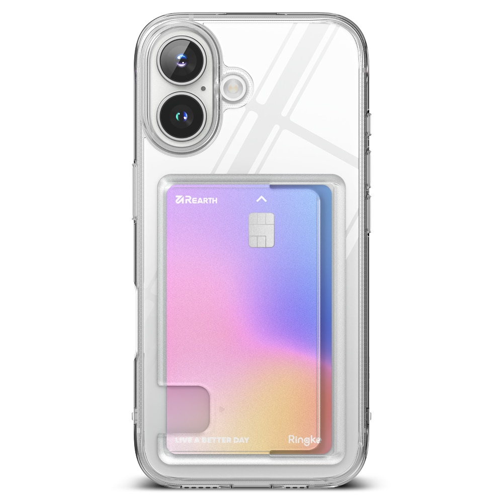 Fusion Card Case iPhone 16 Plus Clear