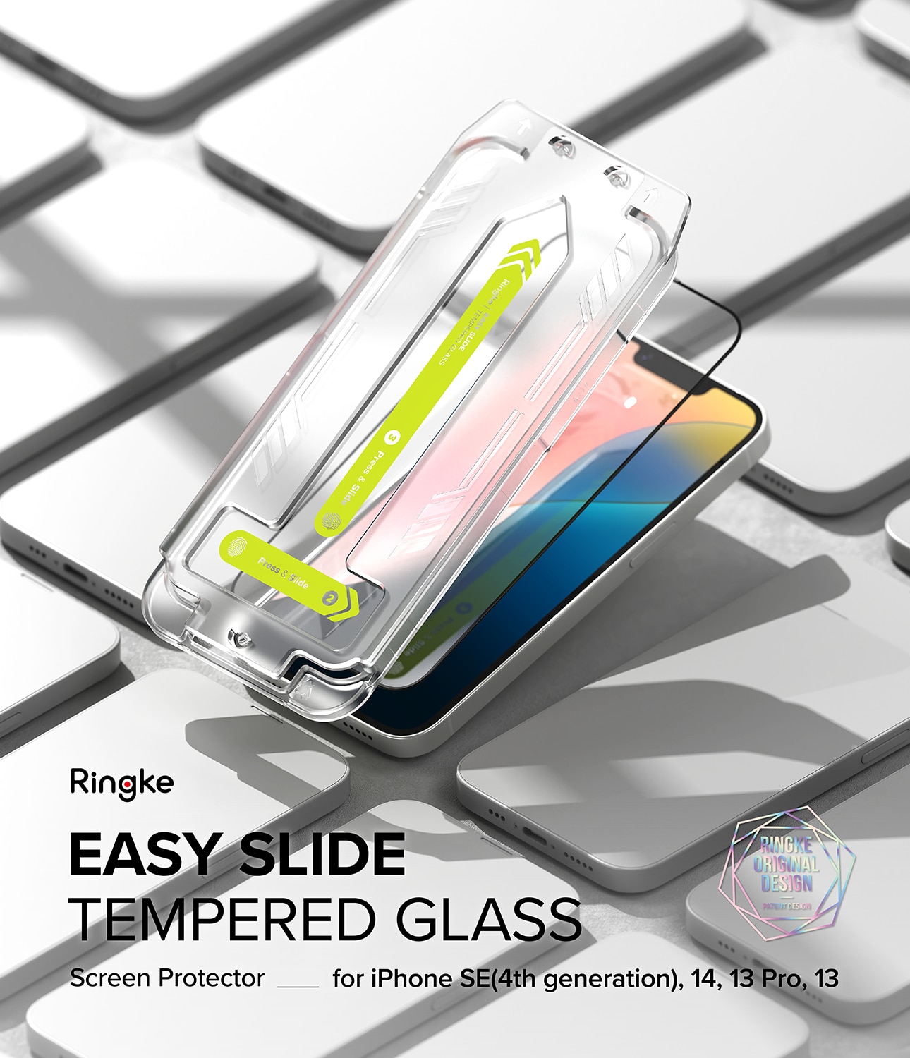 Easy Slide Glass (2-pack) iPhone SE 4