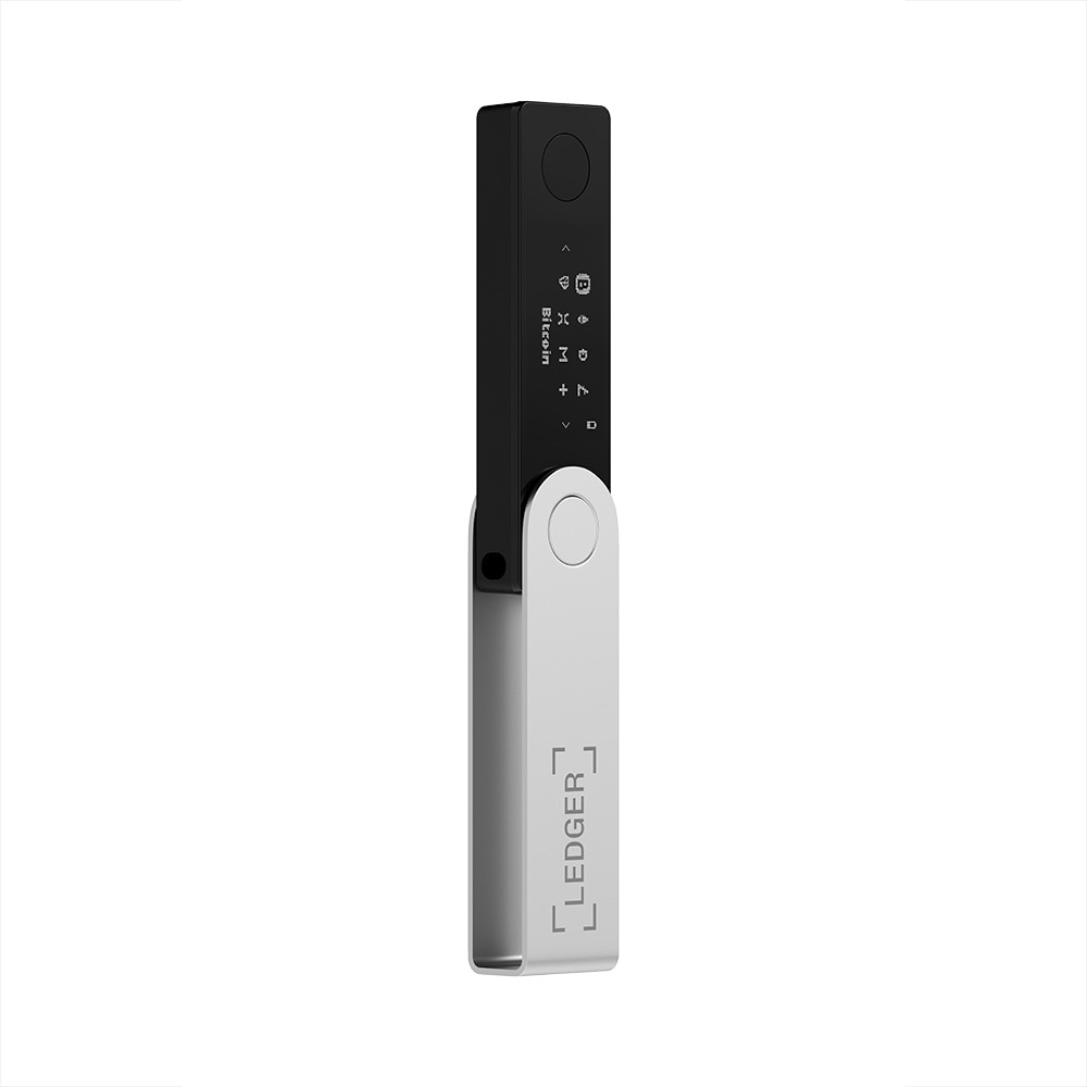 Nano X Crypto Hardware Wallet svart