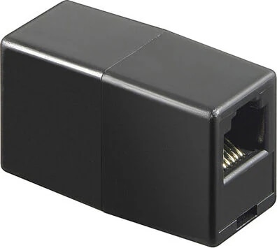 Network connector 8P/8C RJ45 svart