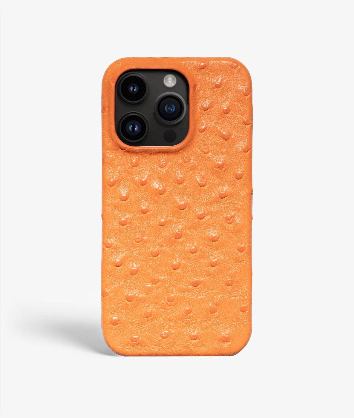 Deksel iPhone 14 Pro Max Ostrich Orange