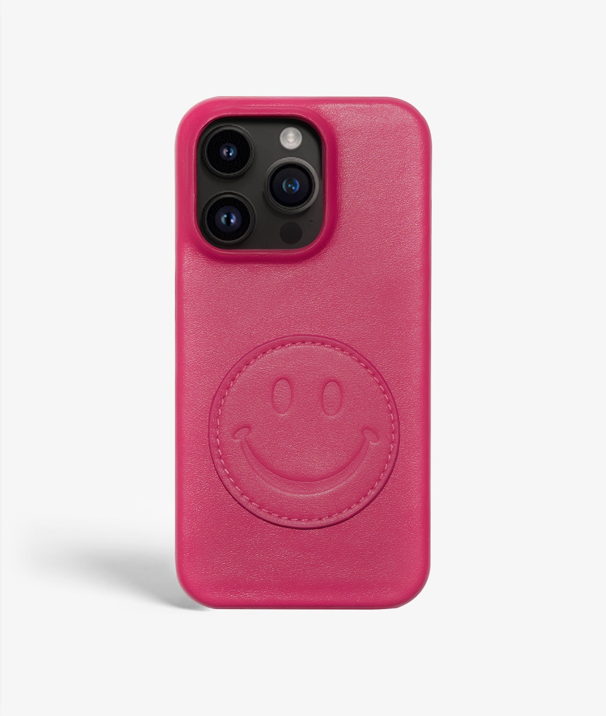 Deksel iPhone 14 Pro Max Smiley Pink