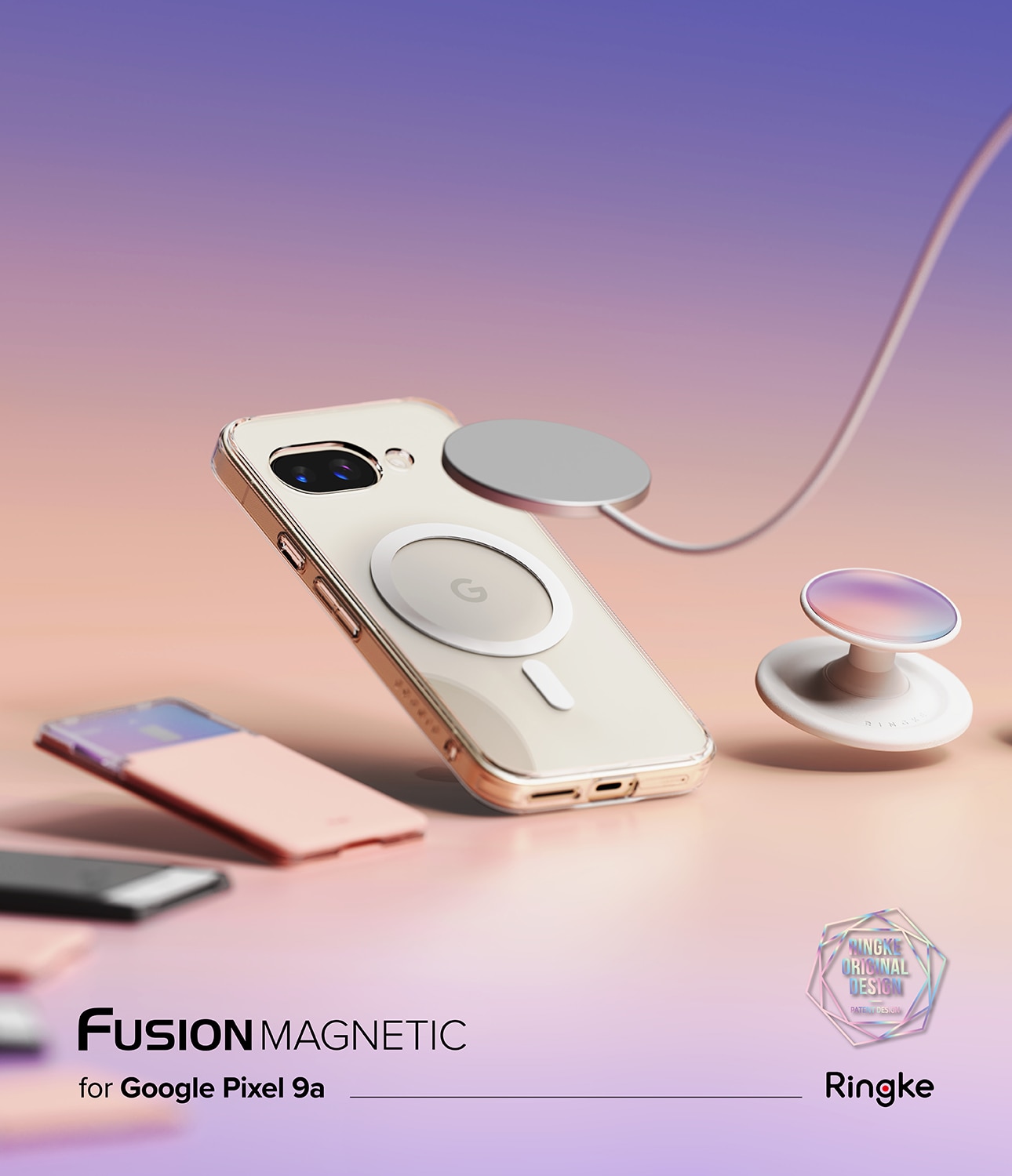 Fusion Magnetic Case Google Pixel 9a Clear