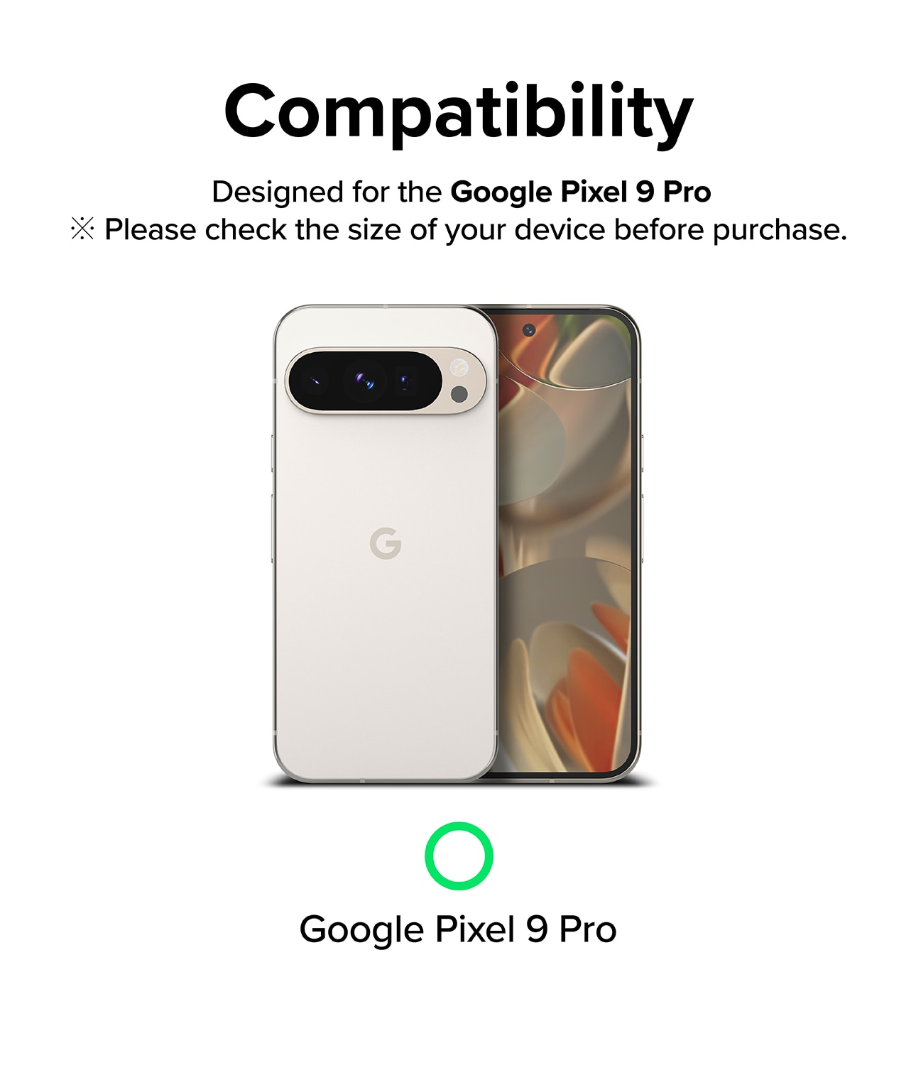 Camera Protector Glass Google Pixel 9 Pro (3-pack)