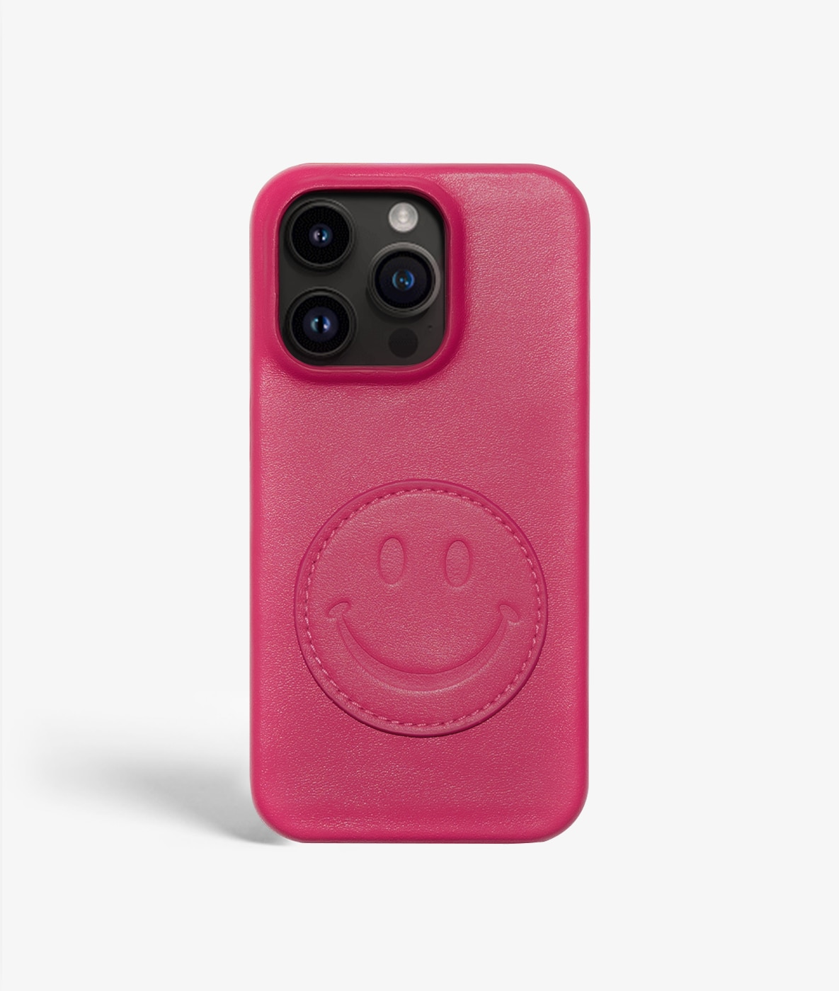 Deksel iPhone 14 Pro Smiley Pink