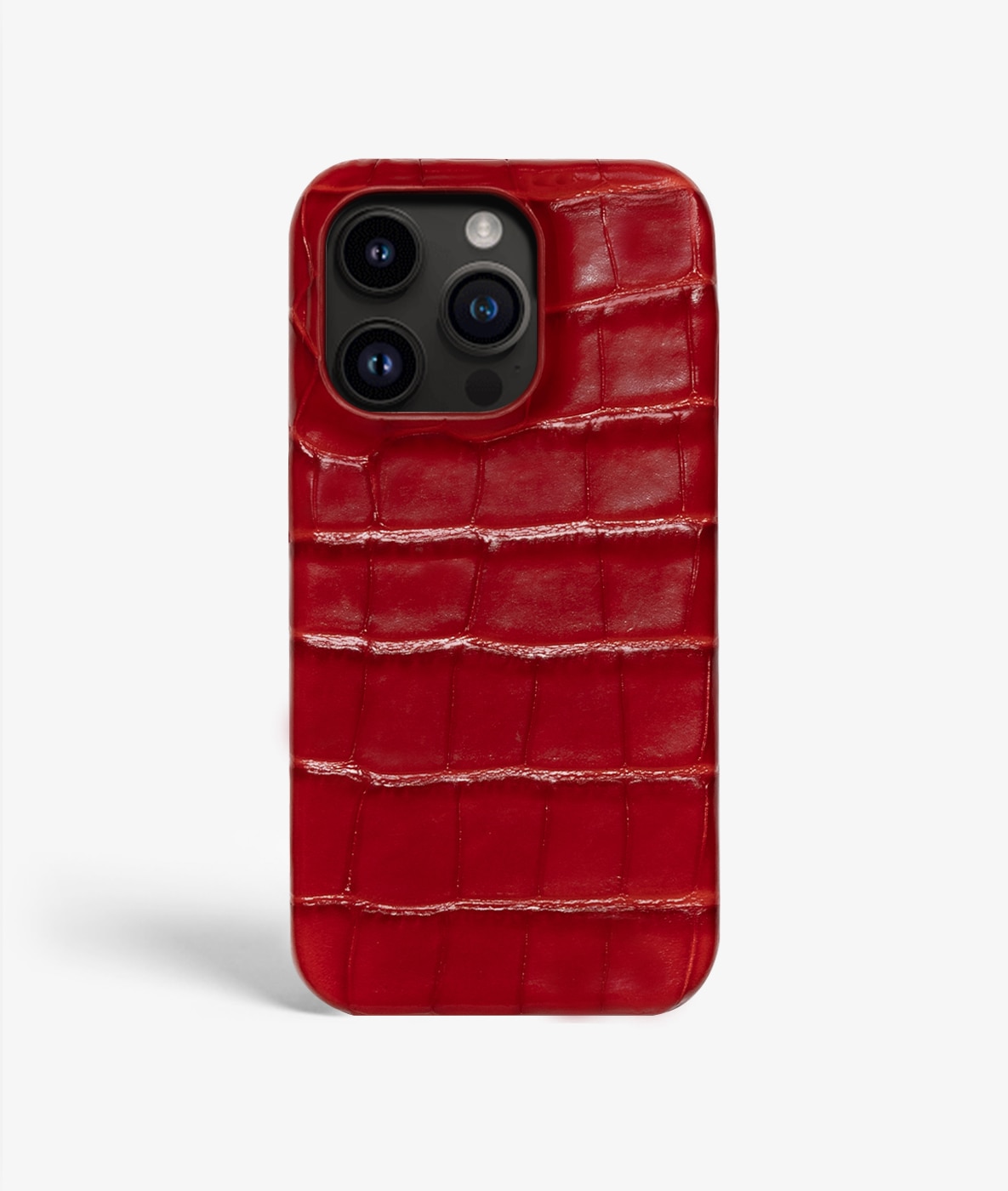 Deksel iPhone 14 Pro Max Croco Red