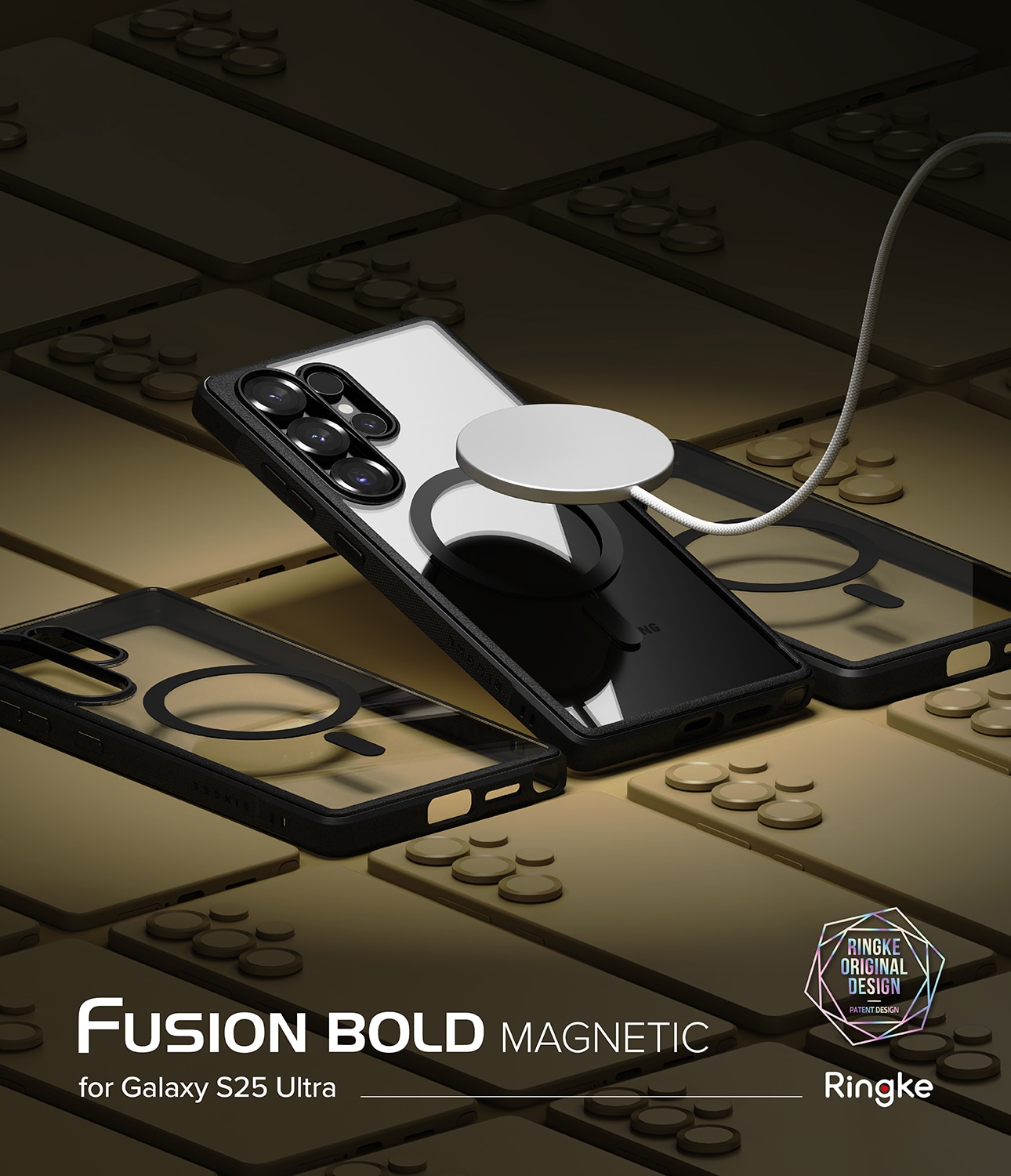 Fusion Bold Magnetic MagSafe Case Samsung Galaxy S25 Ultra Black