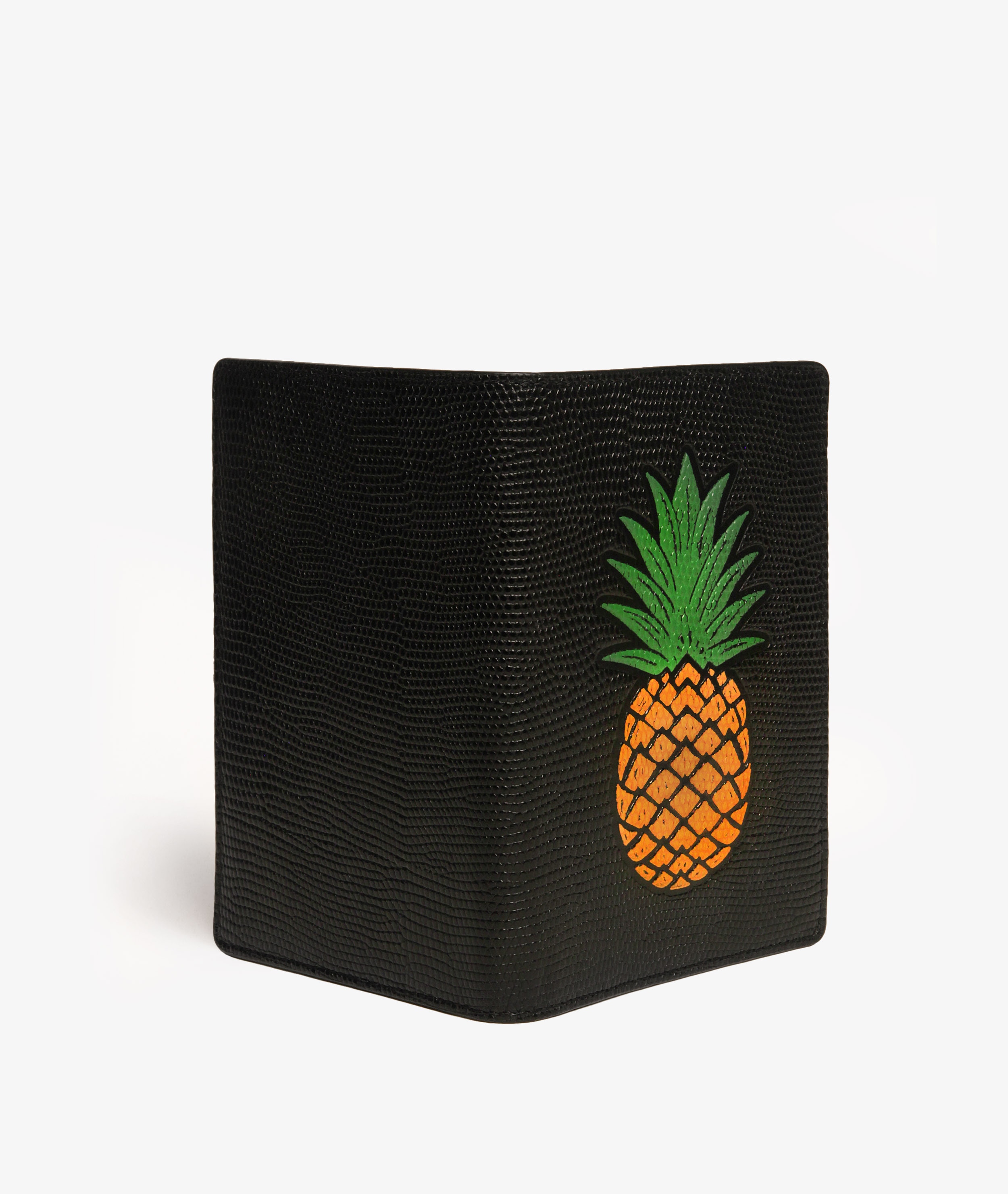 Pass Deksel Pineapple Orange Lizard Black