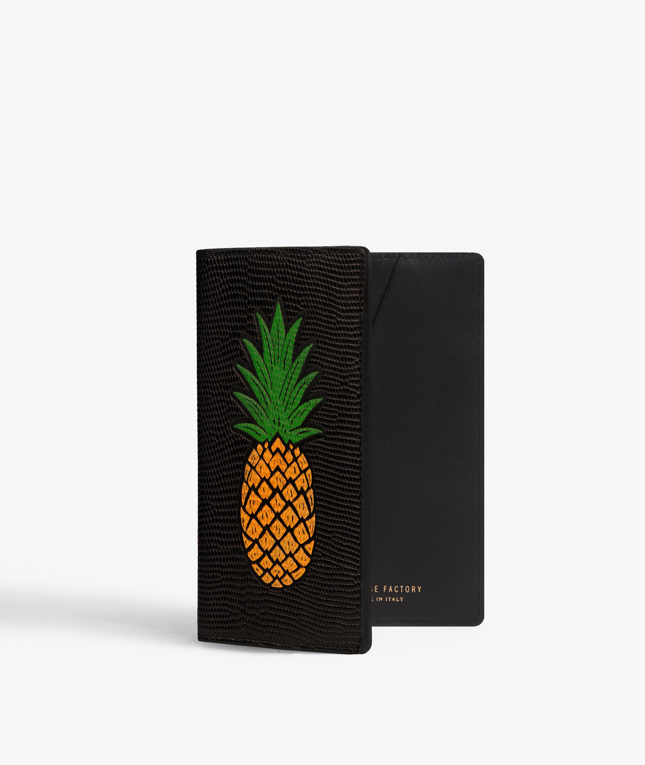 Pass Deksel Pineapple Orange Lizard Black