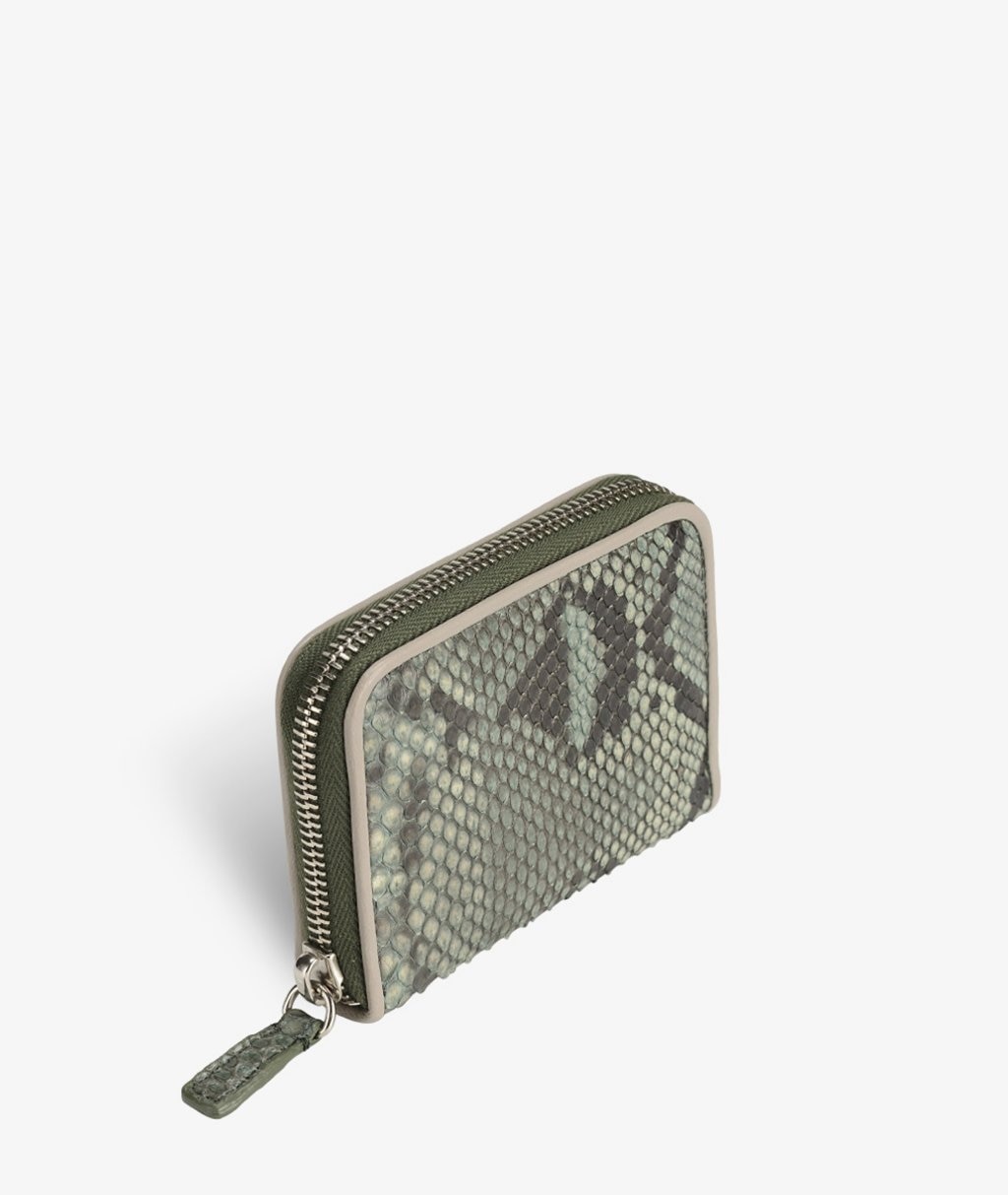 Zip Wallet Python Moss