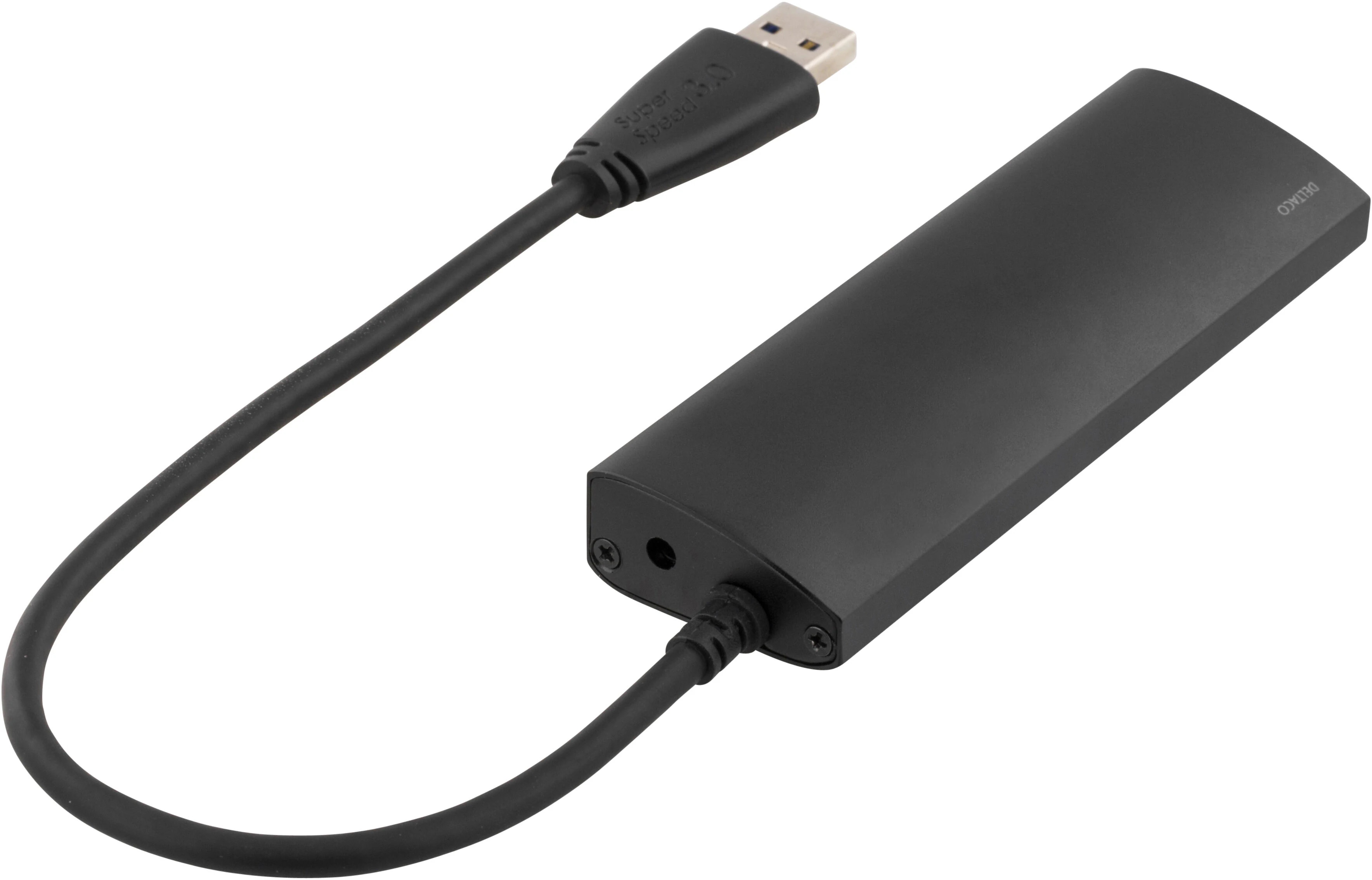 USB-A Hubb 4x USB-A hunn svart