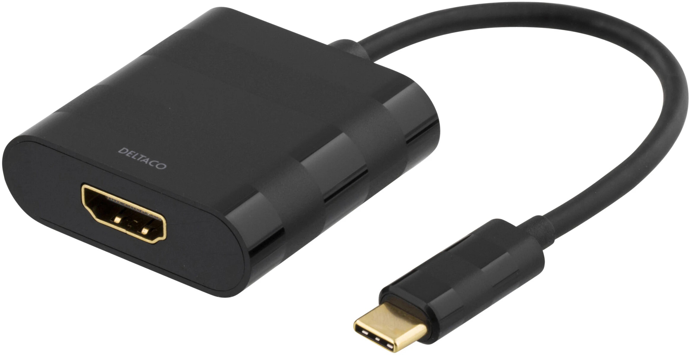 USB-C-HDMI  Adapter svart