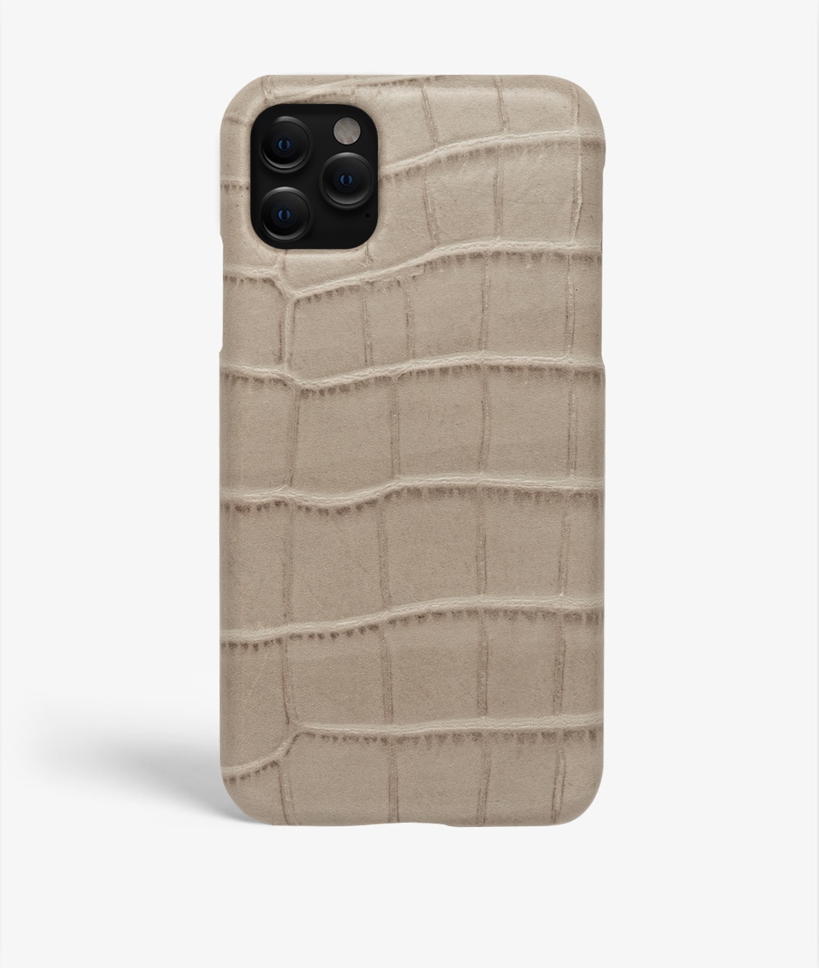 Deksel iPhone 12/iPhone 12 Pro Croco Grey