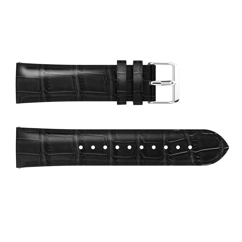 Huawei Watch GT 4 46mm Skinnreim Krokodil svart