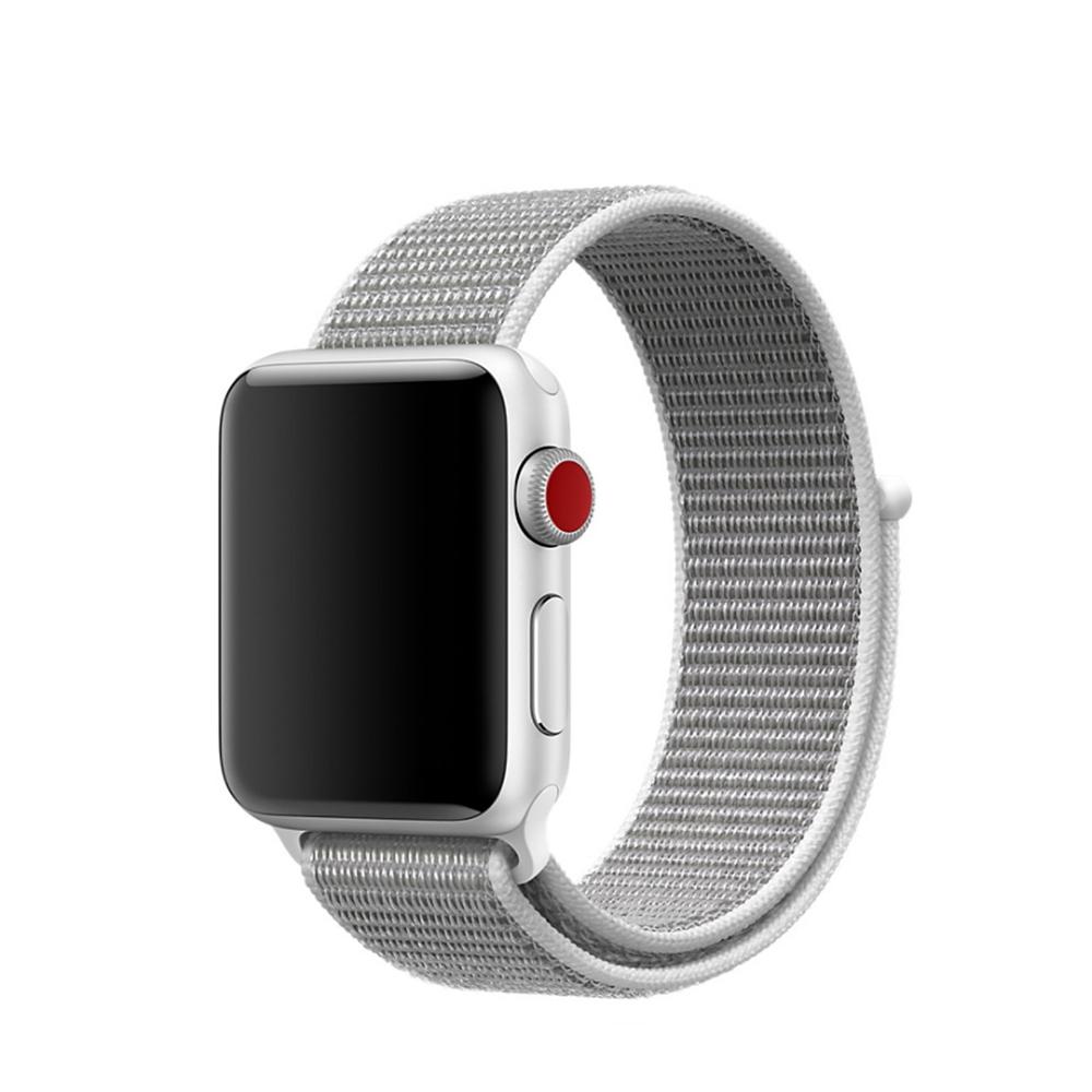 Apple Watch 44mm Nylonreim grå