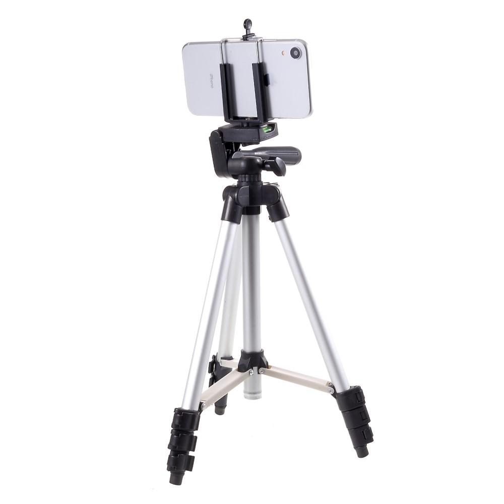 Premium stativ tripod for smartphones sølv