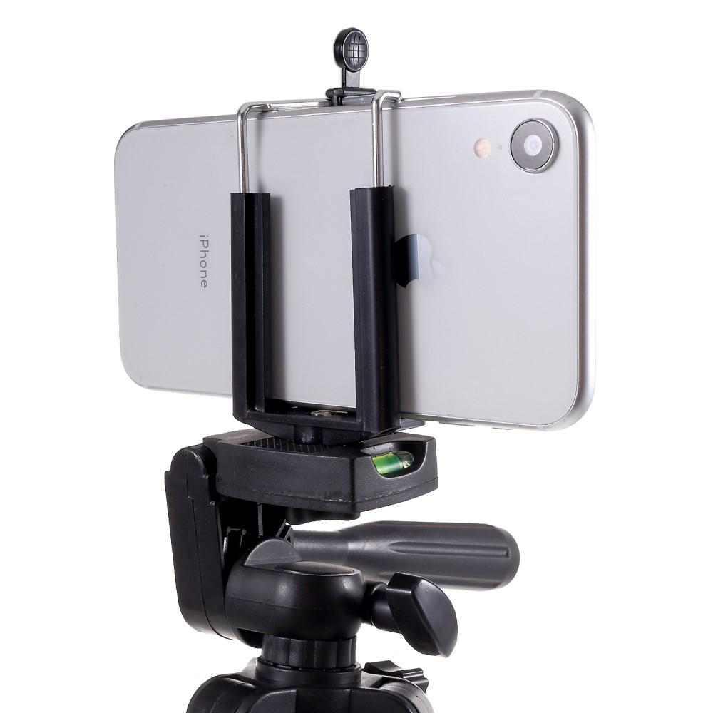 Premium stativ tripod for smartphones sølv