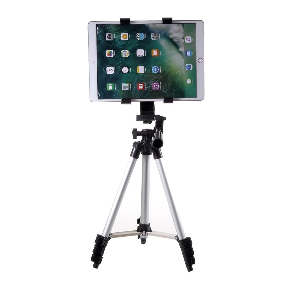 Premium stativ tripod for surfebrett/iPad sølv