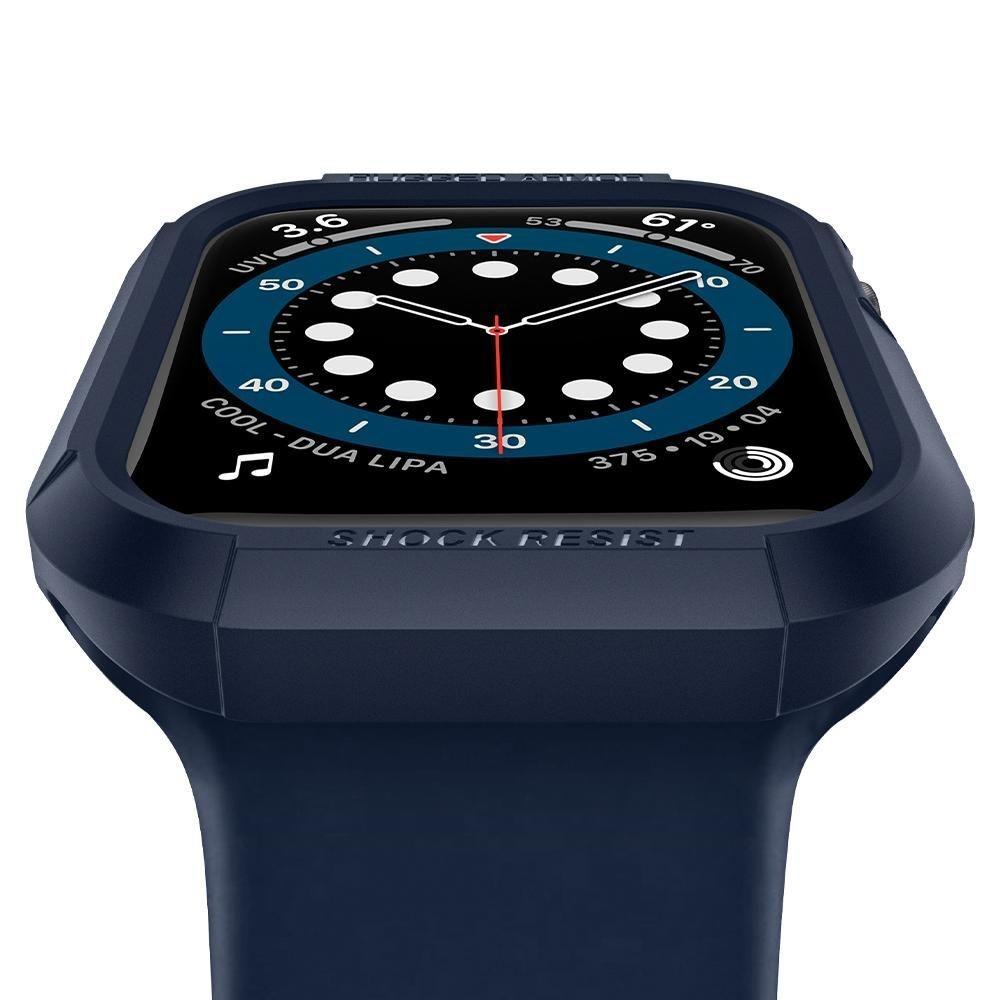 Apple Watch 44mm Case Rugged Armor Navy Blue