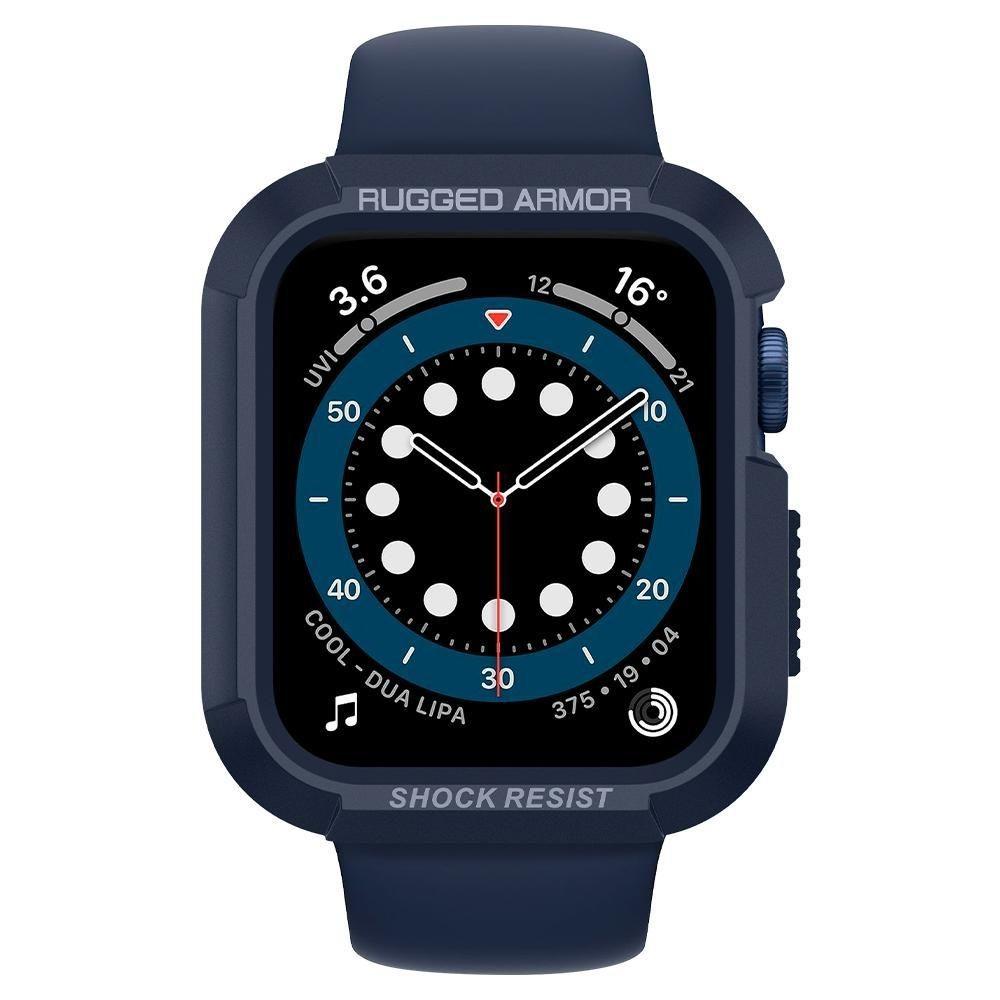 Apple Watch 44mm Case Rugged Armor Navy Blue