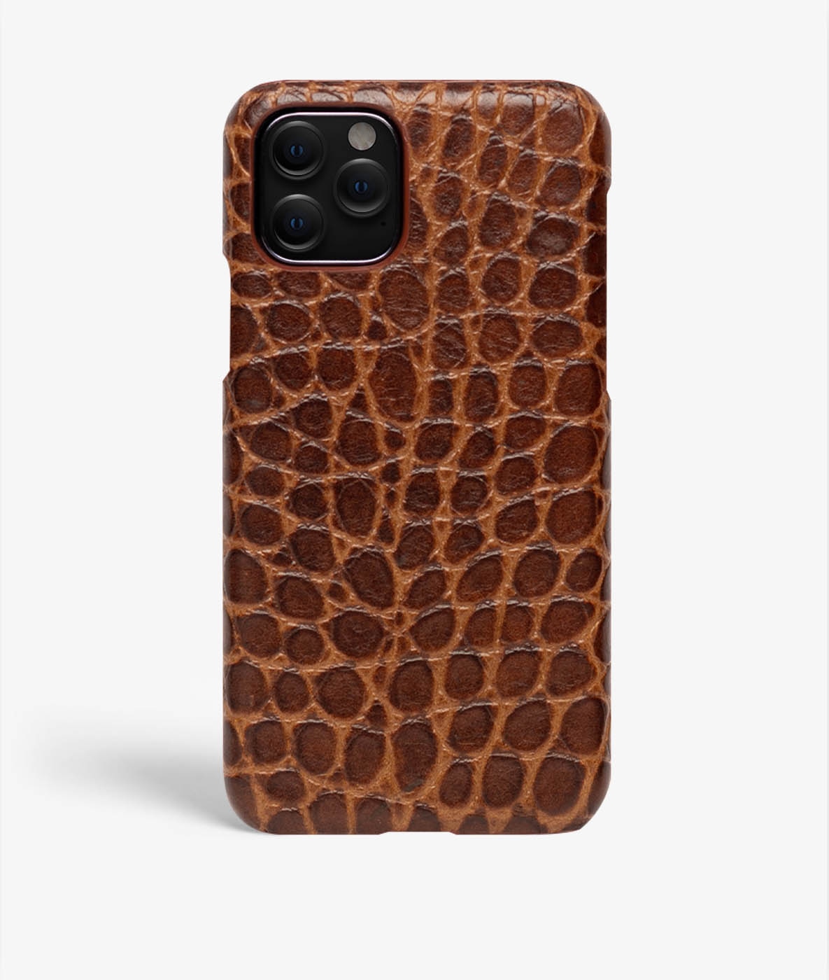 Deksel iPhone 11 Pro Small Croco Brun