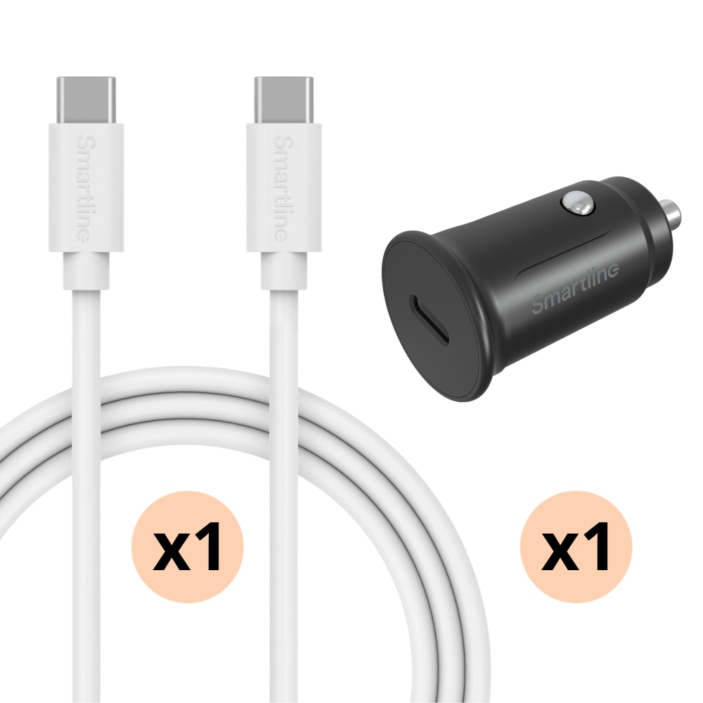 Fullstendig Billader for OnePlus 12 - 1m ledning og lader USB-C - Smartline
